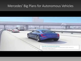 Mercedes' Big Plans for Autonomous Vehicles
 