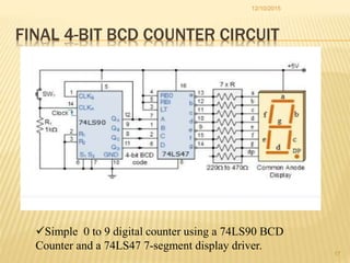 Bcd counter | PPTX