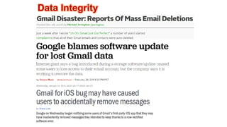 Data Integrity  