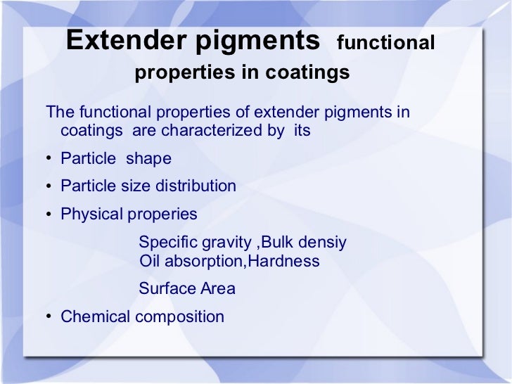 T 10 kaolin as high performance extender pigment for coatings by