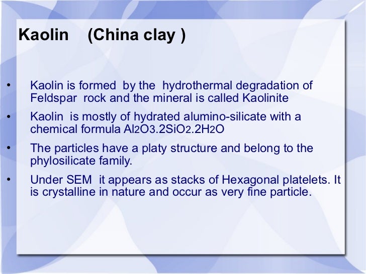 Chemical Makeup Of Clay Mugeek Vidalondon