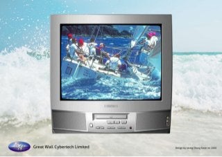 Design Specification ➔ CRT Color TV with DVD Player Combo