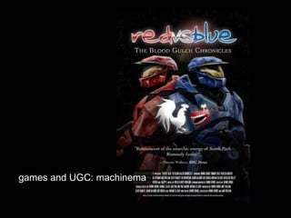 games and UGC: machinema 