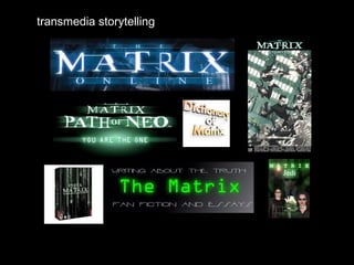 transmedia storytelling 