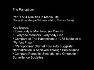 The Panopticon | PPT