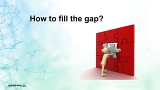 How to fill the gap?
10APPDYNAMICS CONFIDENTIAL AND PROPRIETARY
 