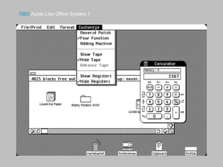 1983 Apple Lisa Office System 1
 