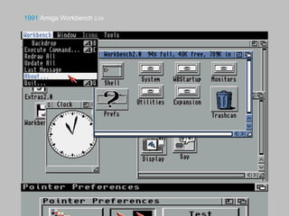 1991 Amiga Workbench 2.04
 