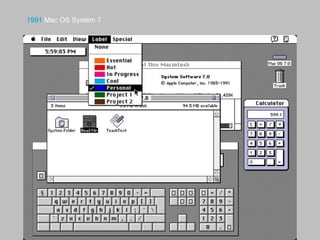 1991 Mac OS System 7
 