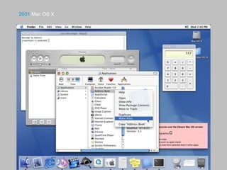 2001 Mac OS X
 