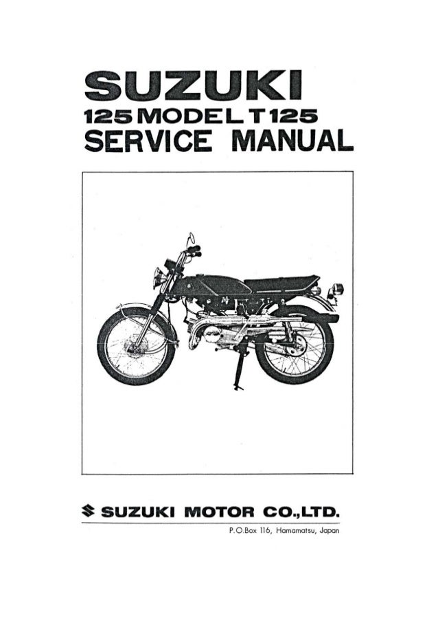 Suzuki tf 125 service manual Suzuki tf 125 service manual