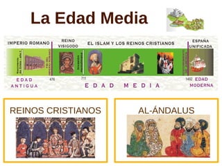 La Edad Media




REINOS CRISTIANOS   AL-ÁNDALUS
 
