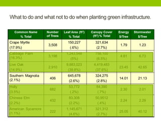 What to do and what not to do when planting green infrastructure.
• JAX Stratum here
 