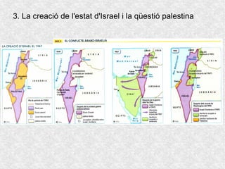 3. La creació de l'estat d'Israel i la qüestió palestina
 