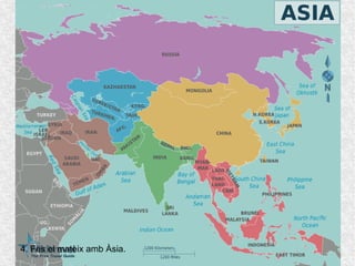 Què recordem?
4. Fes el mateix amb Àsia.
 