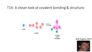T14- A closer look at covalent bonding & structure.
 