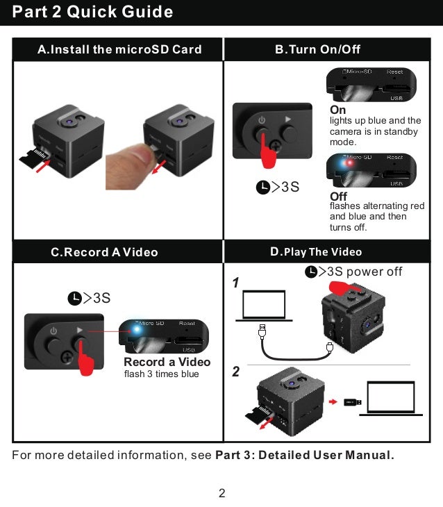 Conbrov T16 Mini Camera user manual