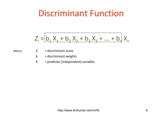 T18 discriminant analysis | PPT