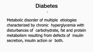 Type-I Diabetes Mellitus
