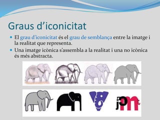 Sintaxi visualGrandària i proporció.