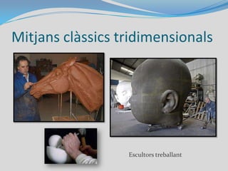 Mitjans clàssics bidimensionalsObra artística i materials de pintura