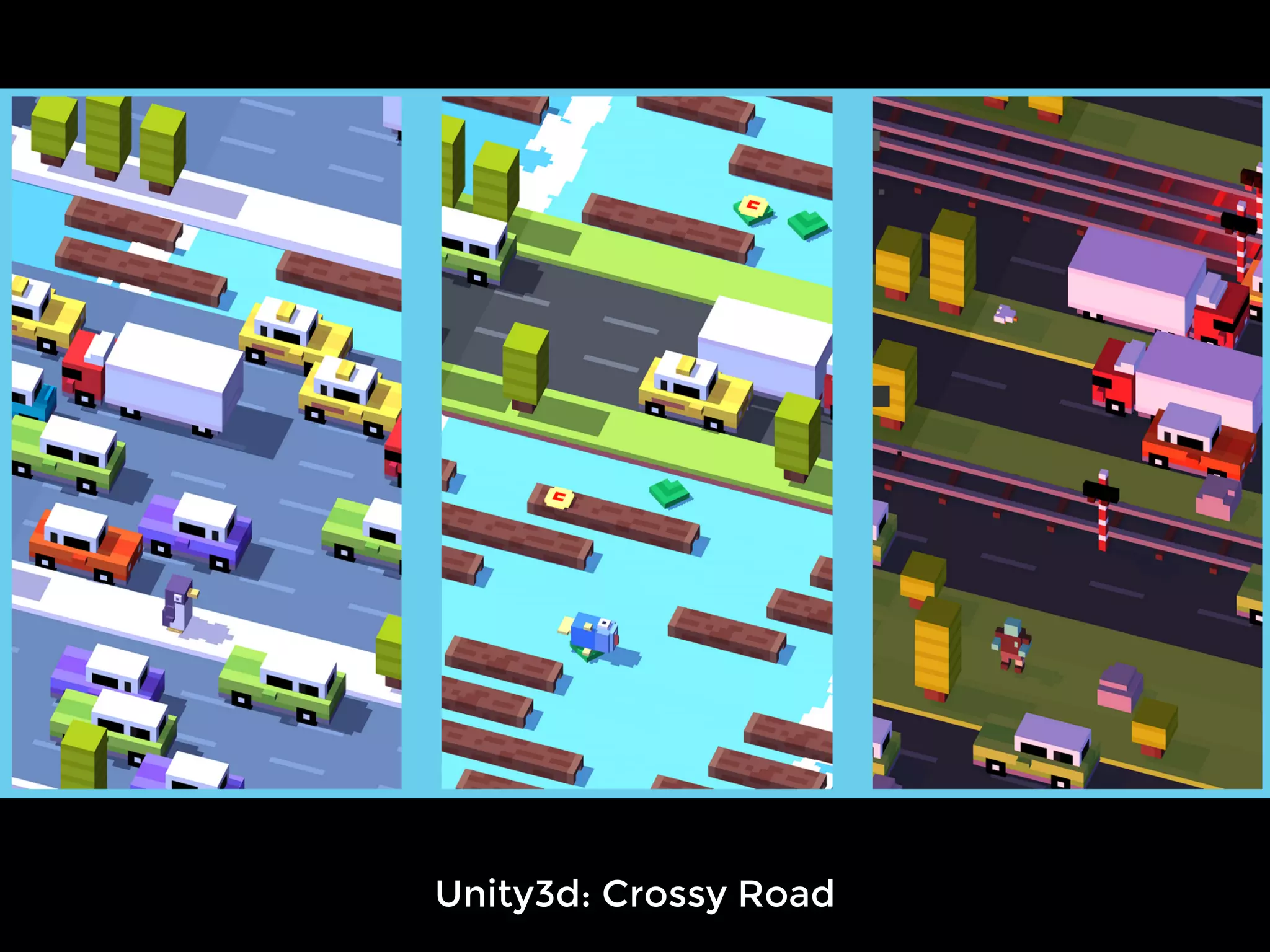 Unity3d: Crossy Road
 