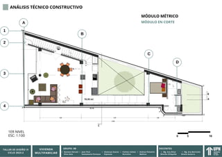 TALLER DE ARQUITECTURA 4, VIVIENDA MULTIFAMILIAR NACIONAL | PDF
