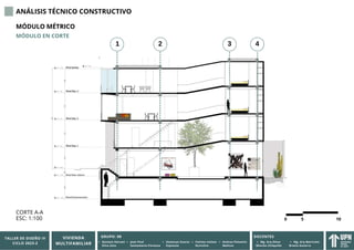 TALLER DE ARQUITECTURA 4, VIVIENDA MULTIFAMILIAR NACIONAL | PDF