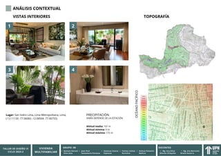 TALLER DE ARQUITECTURA 4, VIVIENDA MULTIFAMILIAR NACIONAL | PDF