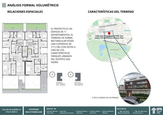 TALLER DE ARQUITECTURA 4, VIVIENDA MULTIFAMILIAR NACIONAL | PDF