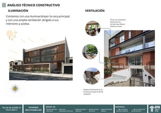 TALLER DE ARQUITECTURA 4, VIVIENDA MULTIFAMILIAR NACIONAL | PDF