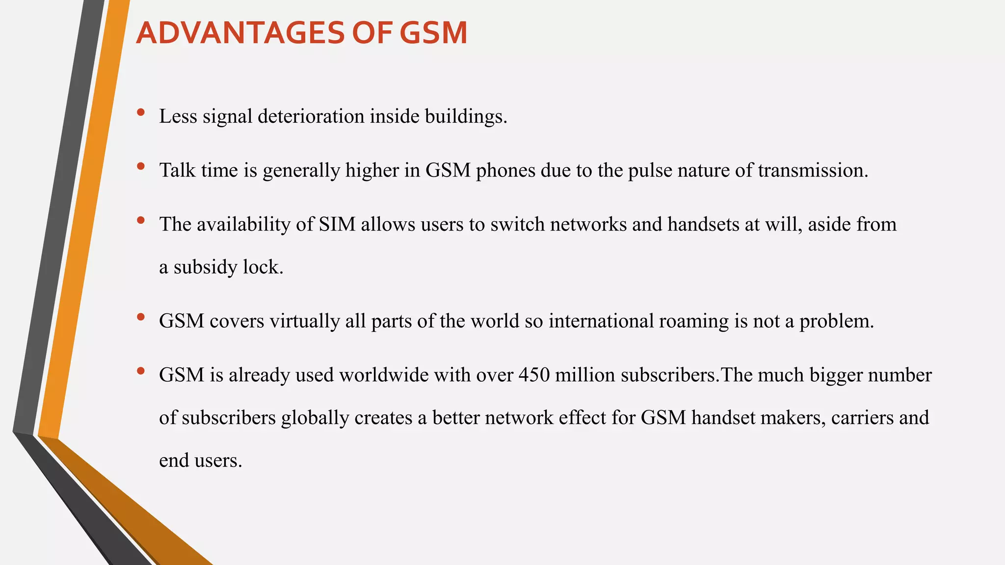 GSM vs CDMA | PPTX
