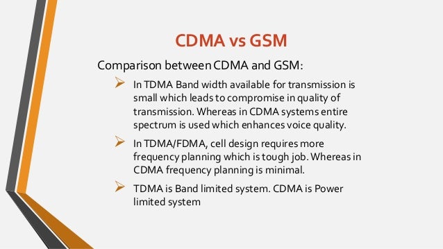 gsm and cdma ppt Cdma ppt for ece.
