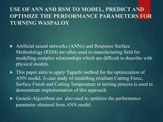 Artificial Neural Network | PPTX