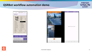 QSRBot workflow automation demo
© 2025 GMAC Intelligence 13
 