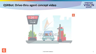QSRBot: Drive-thru agent concept video
© 2025 GMAC Intelligence 5
 