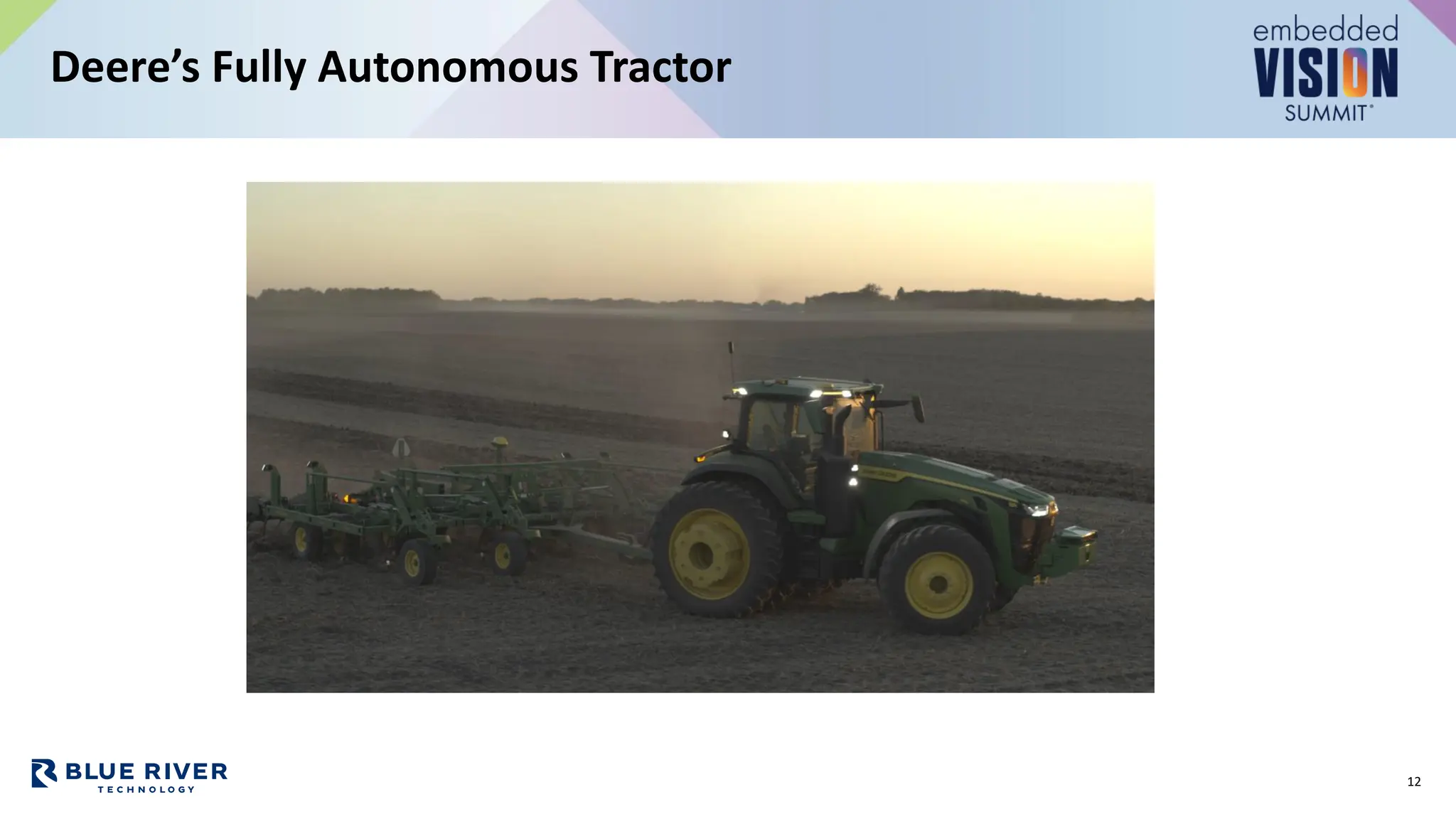 Deere’s Fully Autonomous Tractor
12