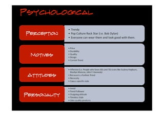 Psychological
 