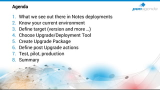 AdminCamp2019 - Notes V10 Upgrades - Alles was man wissen muss! | PPT