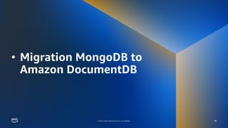 Amazon DocumentDB vs MongoDB 의 내부 아키텍쳐 와 장단점 비교 | PDF