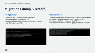 Amazon DocumentDB vs MongoDB 의 내부 아키텍쳐 와 장단점 비교 | PDF