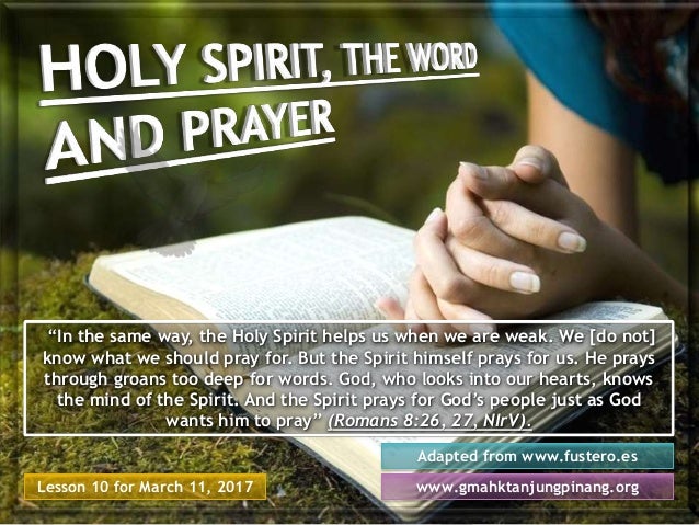 Sabbath School Lesson 10 1st Quarter Of 17