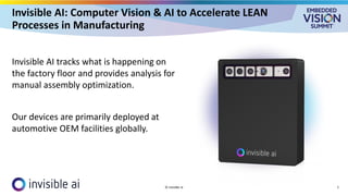 “Scaling Computer Vision at the Edge,” a Presentation from Invisible AI ...