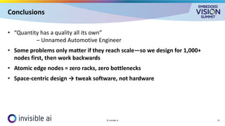 “Scaling Computer Vision at the Edge,” a Presentation from Invisible AI ...