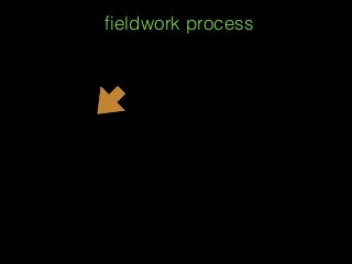 ﬁeldwork process
 
