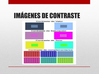 IMÁGENES DE CONTRASTE
 