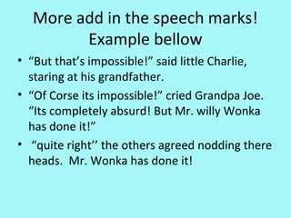charlie and the chocolate factory PowerPoint