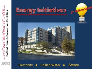 Patient Care & Prevention Facilities Electricity  ●   Chilled Water  ●   Steam 2009 