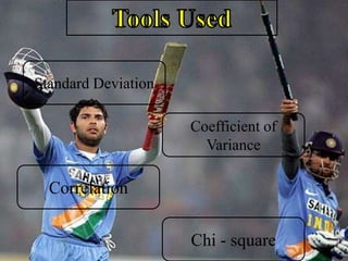 Data obtained is of batsmen and bowlers which is distinguished.