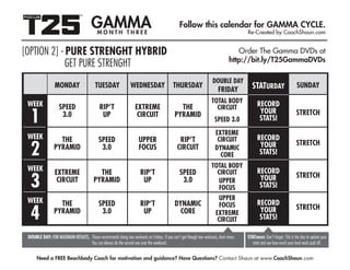 T25 calendar | PPT